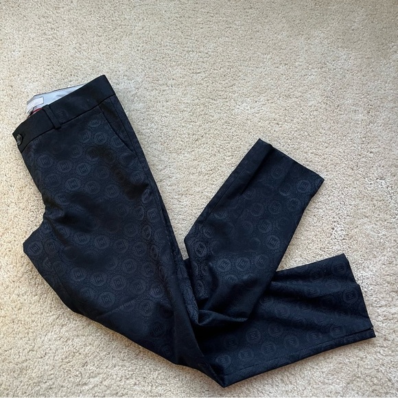Banana Republic Pants - Banana Republic Women’s Black Camden Fit Jacquard Ankle Pants - Sz 2 - EUC